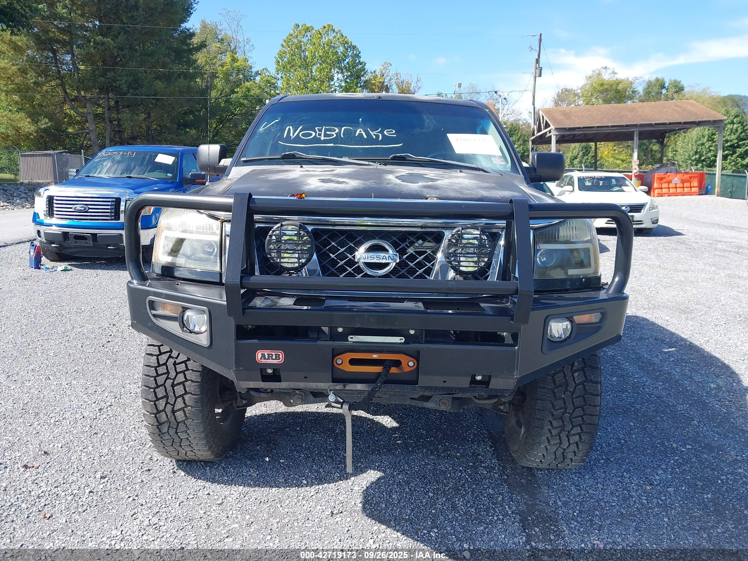 2010 Nissan Titan Se Black vin: 1N6AA0EC4AN308133