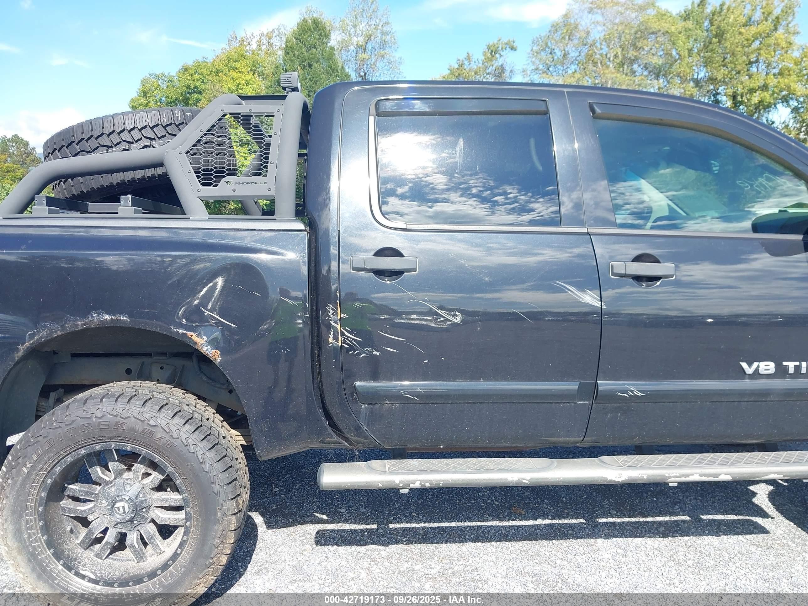 2010 Nissan Titan Se Black vin: 1N6AA0EC4AN308133