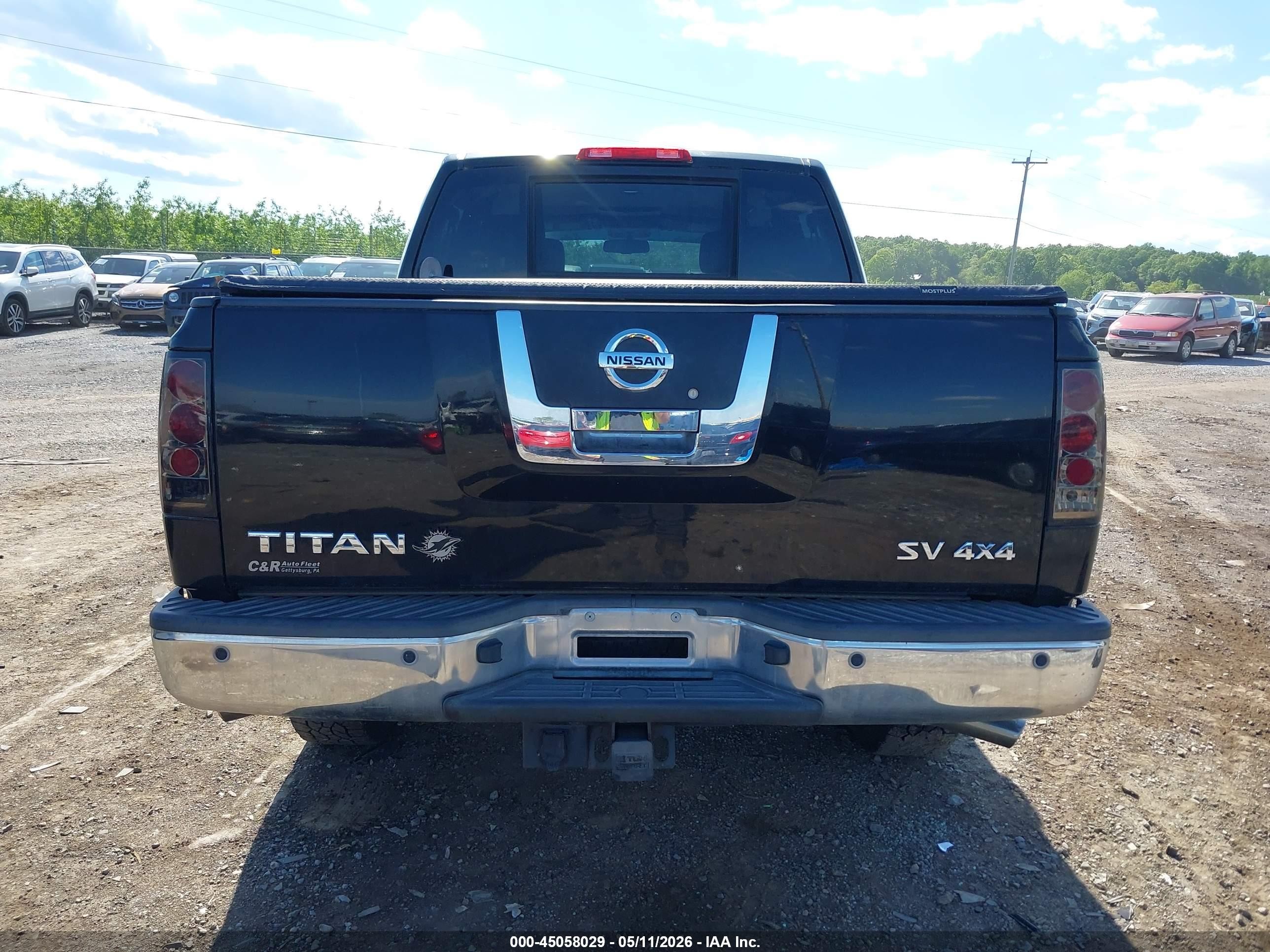 2011 Nissan Titan Sv Черный vin: 1N6AA0EC4BN315214