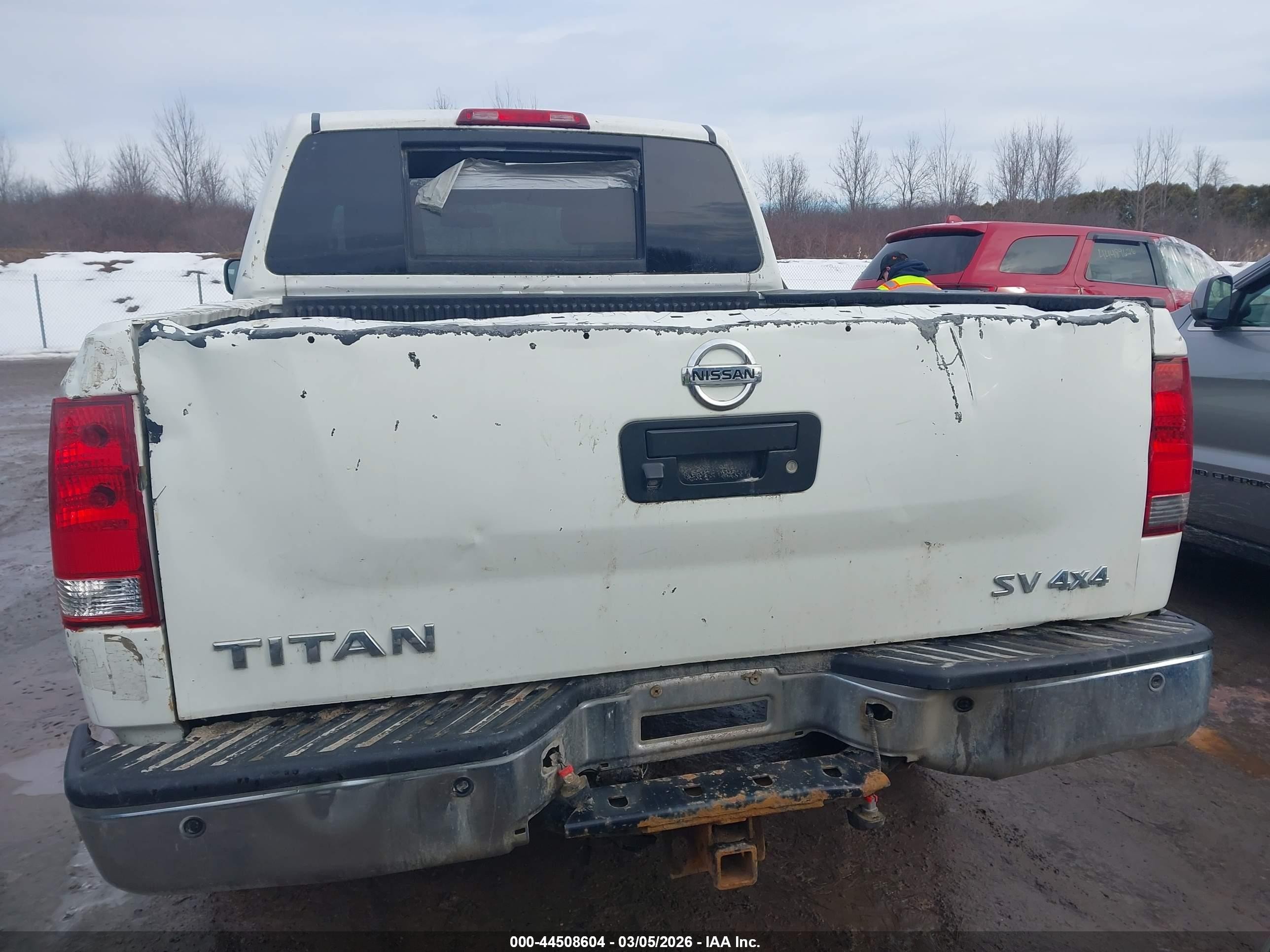 2013 Nissan Titan Sv Белый vin: 1N6AA0EC4DN301817