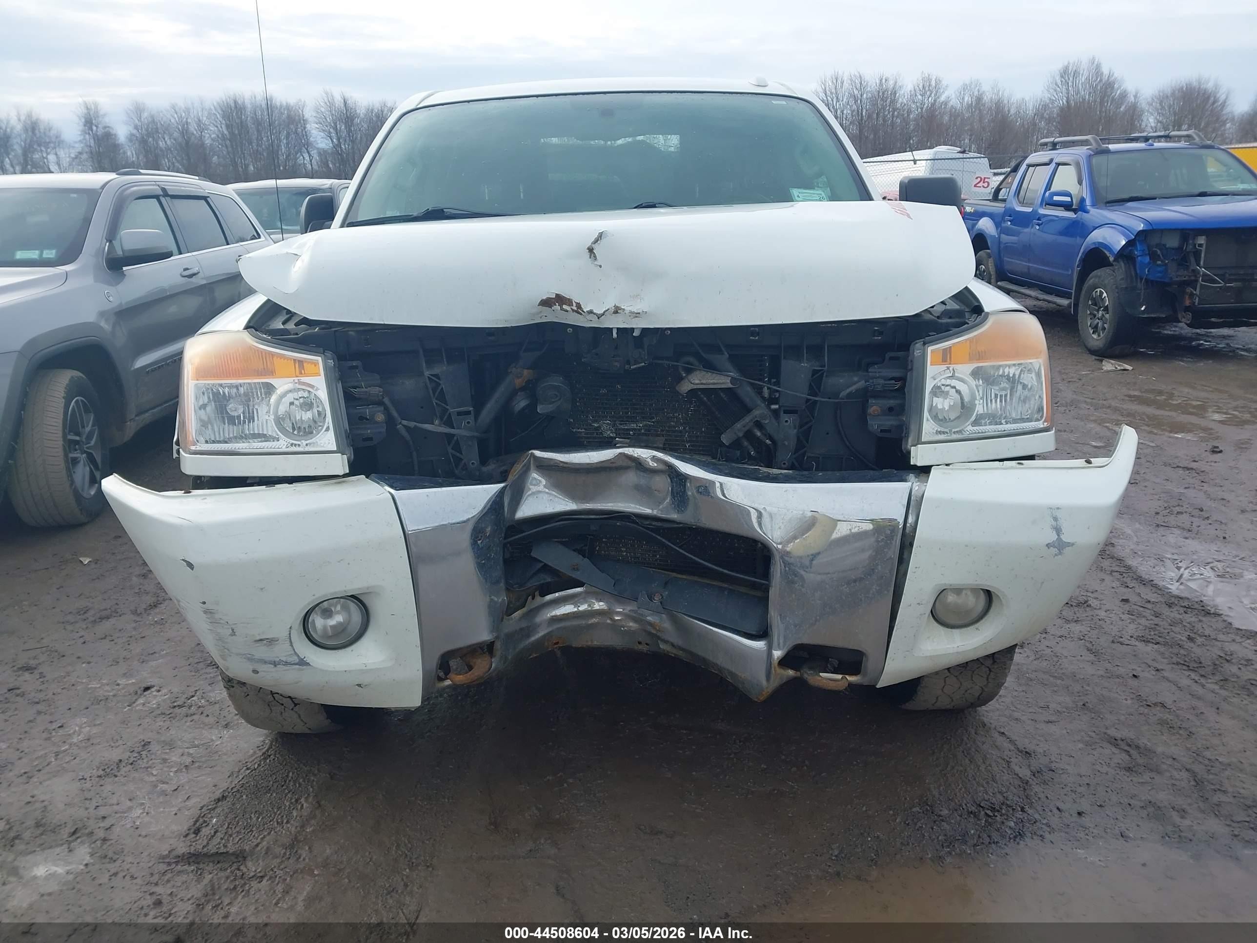 2013 Nissan Titan Sv Белый vin: 1N6AA0EC4DN301817