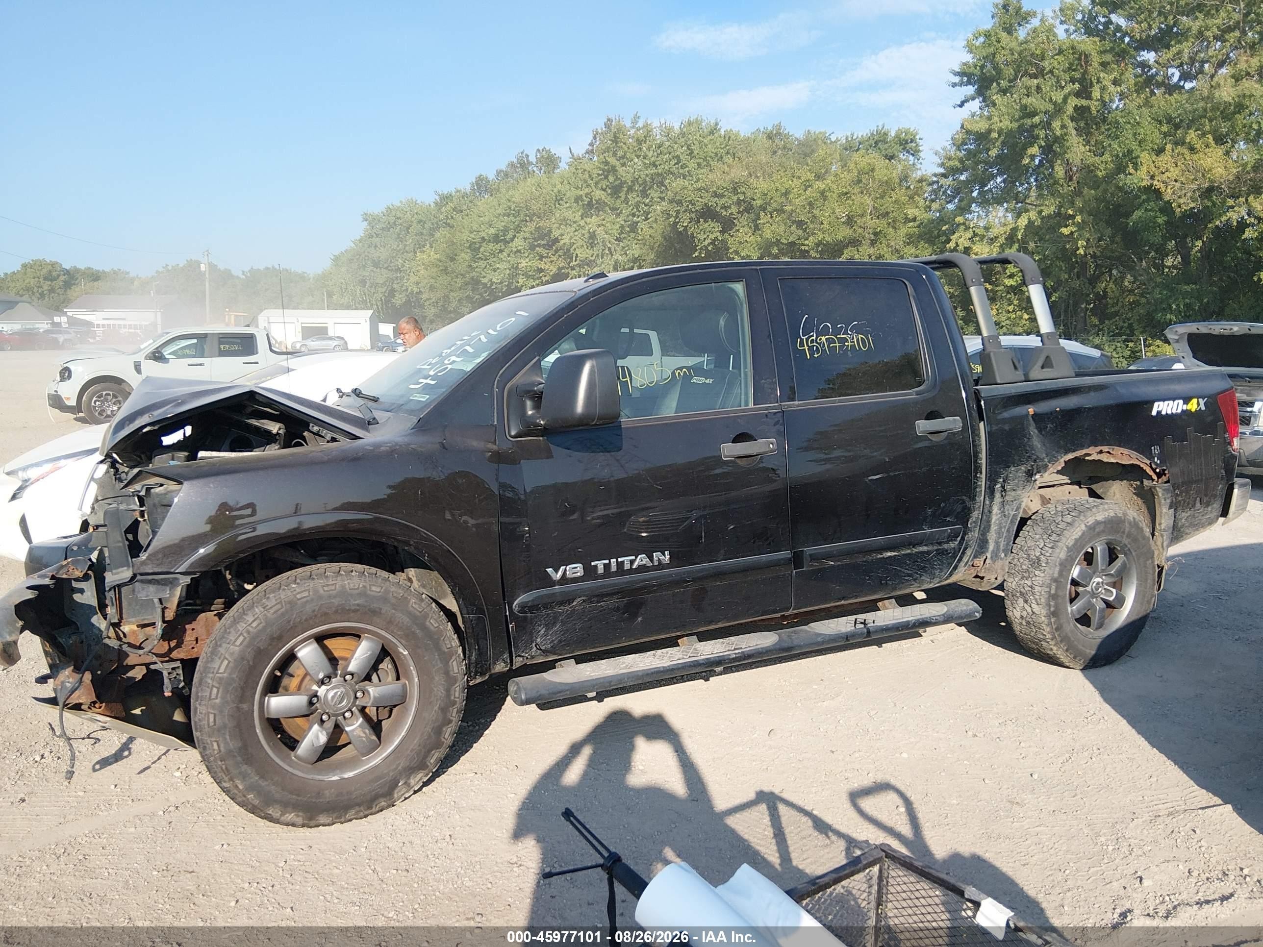 2013 Nissan Titan Pro-4x/s/sl/sv Black vin: 1N6AA0EC4DN302479