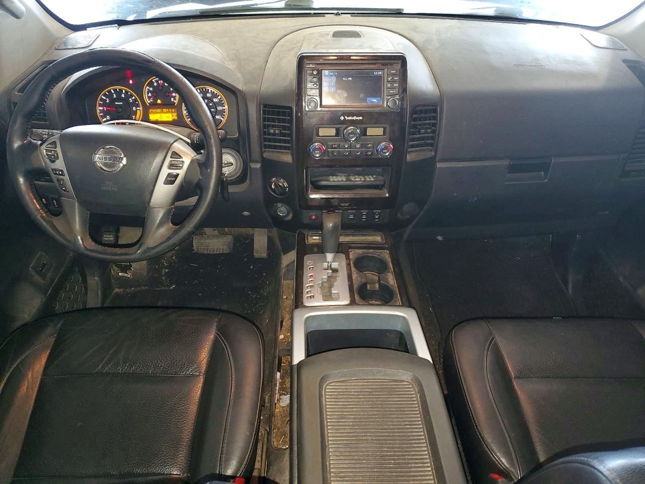 2014 Nissan Titan Sl Black vin: 1N6AA0EC4EN500142