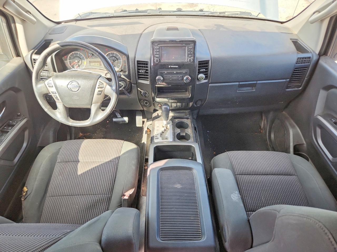 2015 Nissan Titan Sv Silver vin: 1N6AA0EC4FN504127