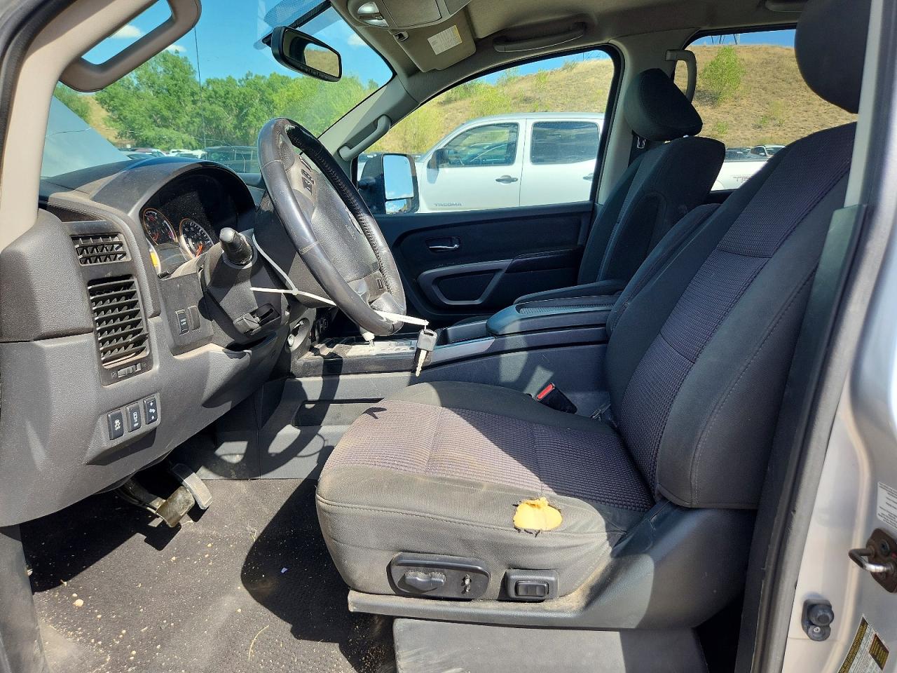 2015 Nissan Titan Sv Silver vin: 1N6AA0EC4FN504127