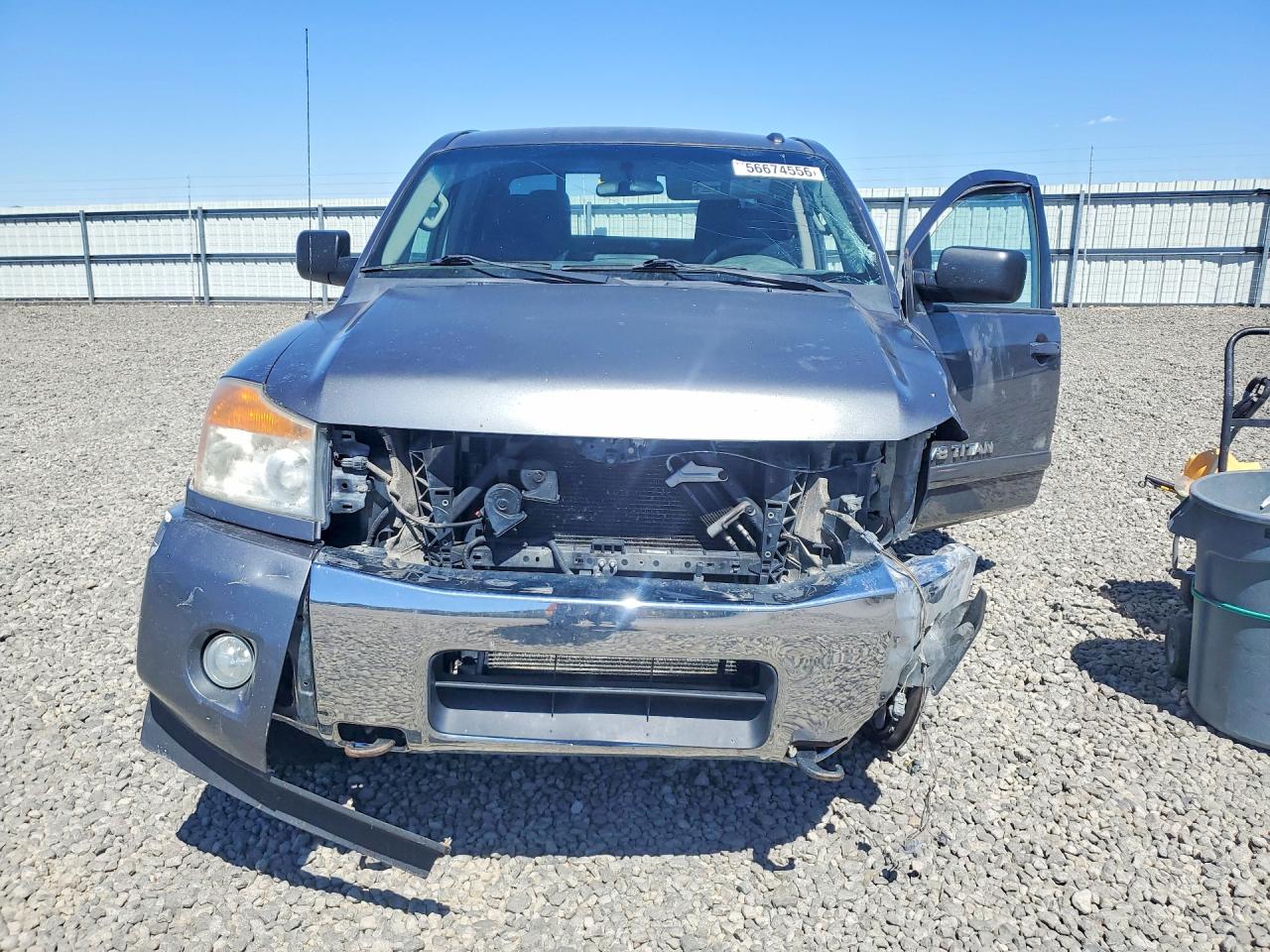 2015 Nissan Titan Sv Gray vin: 1N6AA0EC4FN505925