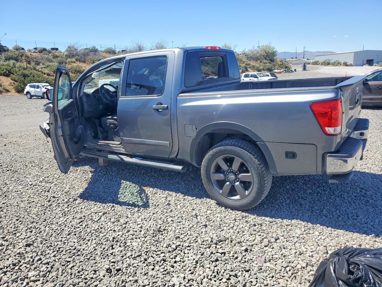 2015 Nissan Titan Sv Gray vin: 1N6AA0EC4FN505925