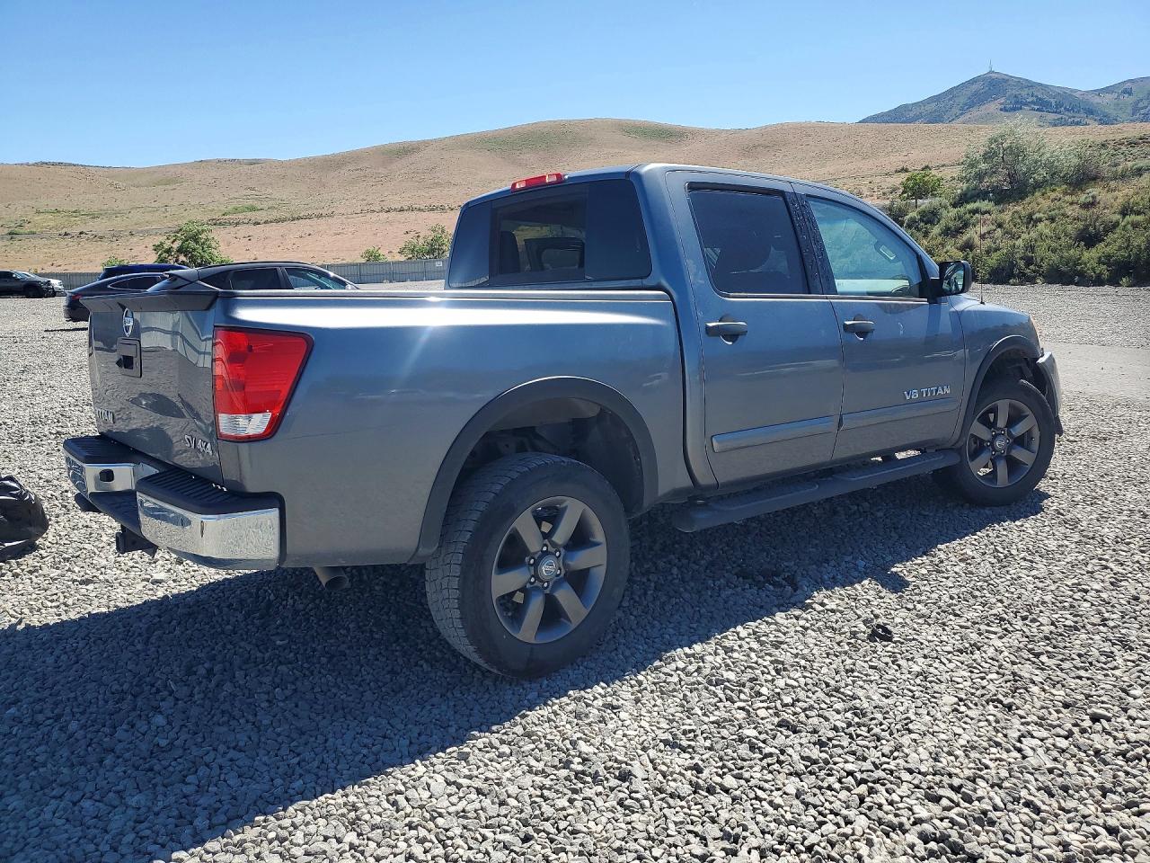 2015 Nissan Titan Sv Gray vin: 1N6AA0EC4FN505925