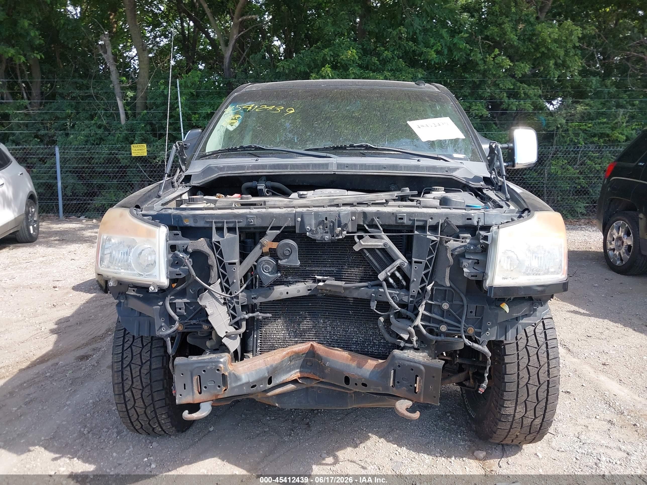 2011 Nissan Titan Sl Black vin: 1N6AA0EC5BN324682