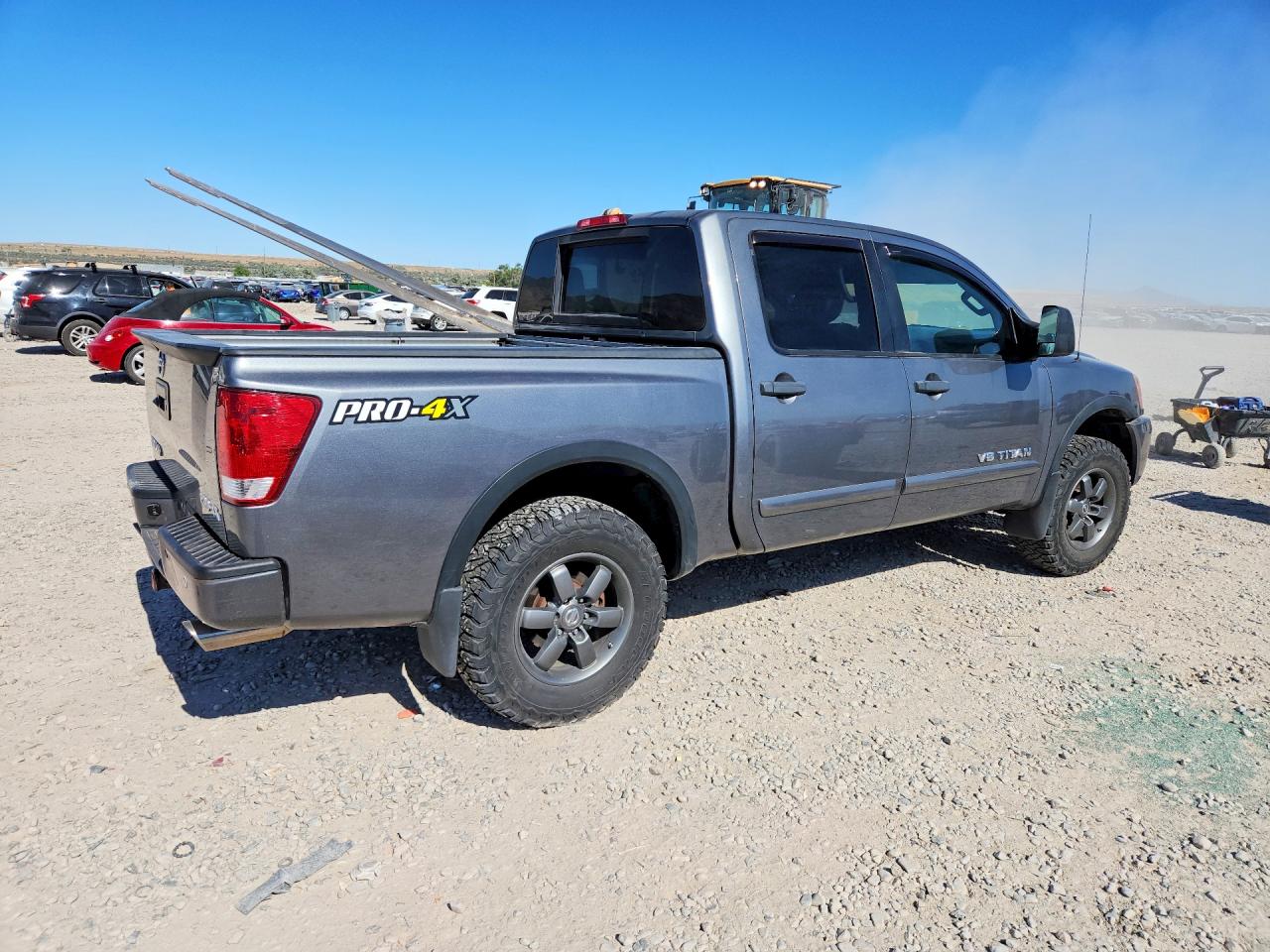 2014 Nissan Titan Sv Gray vin: 1N6AA0EC5EN515734