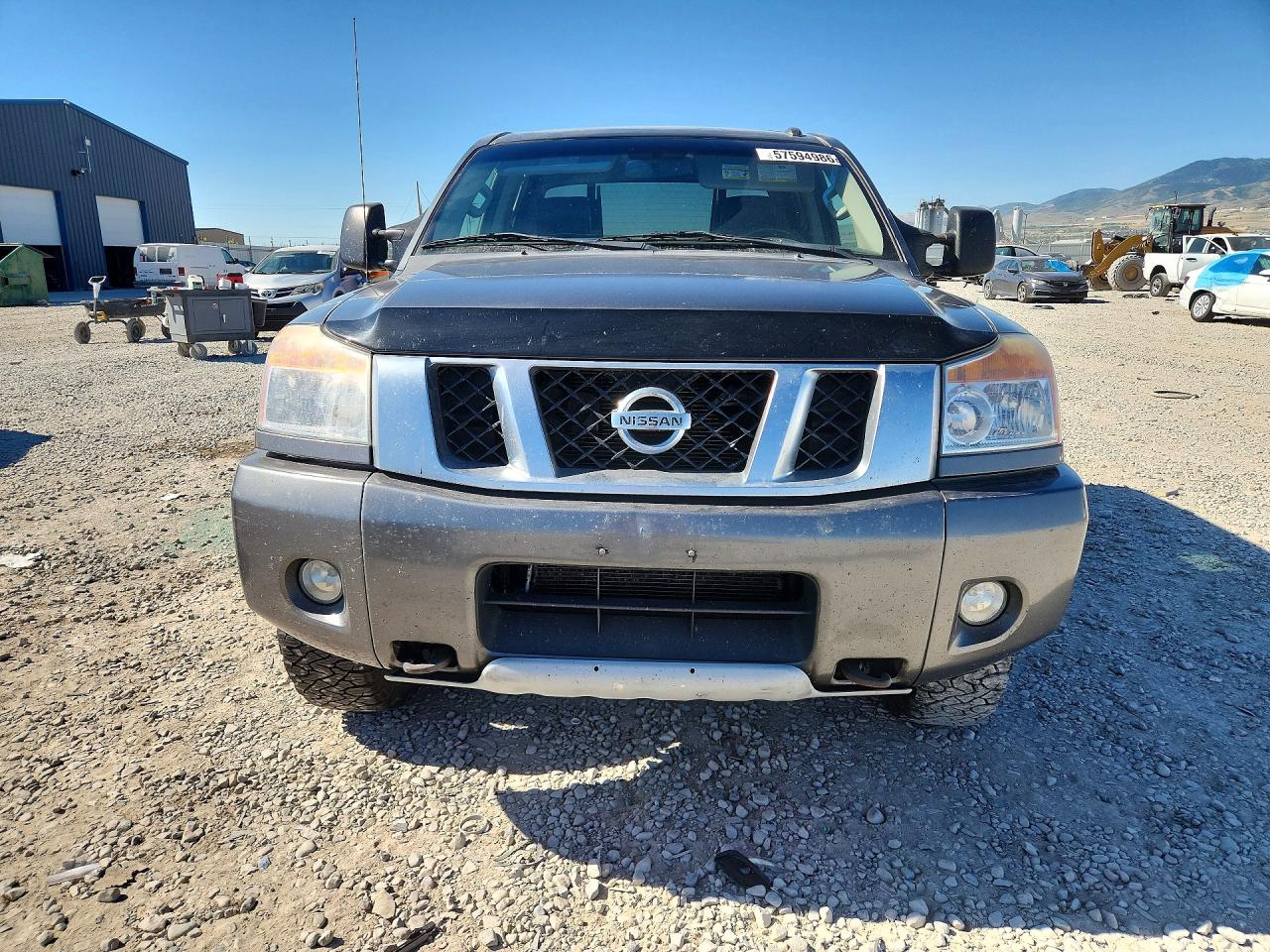 2014 Nissan Titan Sv Gray vin: 1N6AA0EC5EN515734