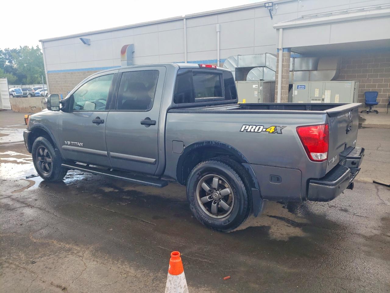 2015 Nissan Titan Pro-4x Gray vin: 1N6AA0EC5FN502564