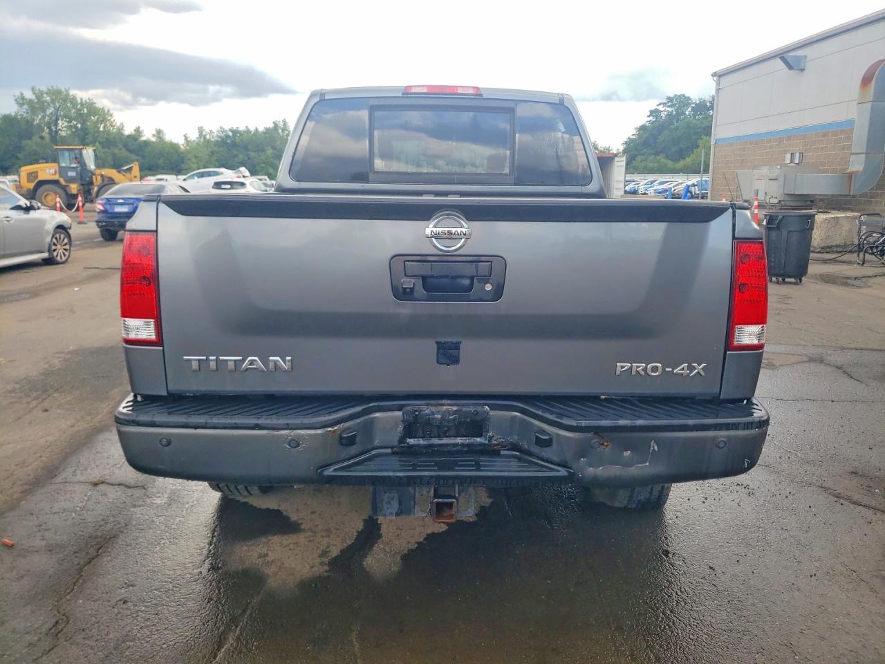 2015 Nissan Titan Pro-4x Gray vin: 1N6AA0EC5FN502564
