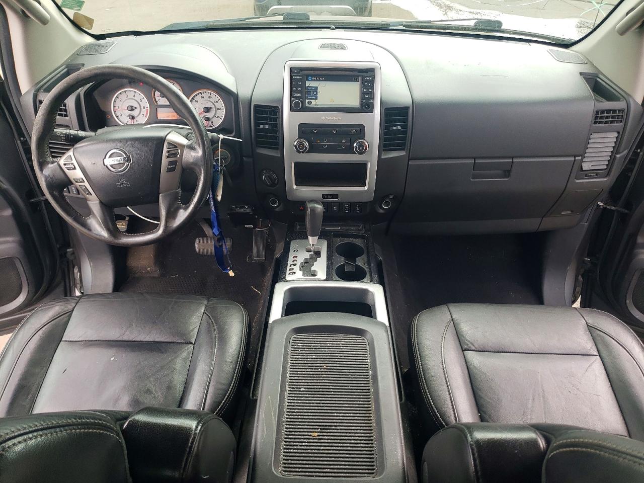 2015 Nissan Titan Pro-4x Gray vin: 1N6AA0EC5FN502564