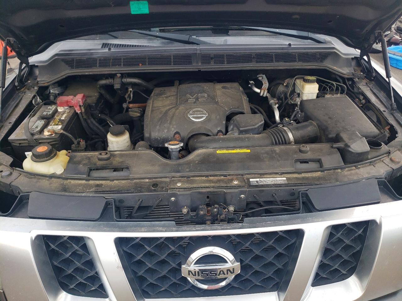 2015 Nissan Titan Pro-4x Gray vin: 1N6AA0EC5FN502564
