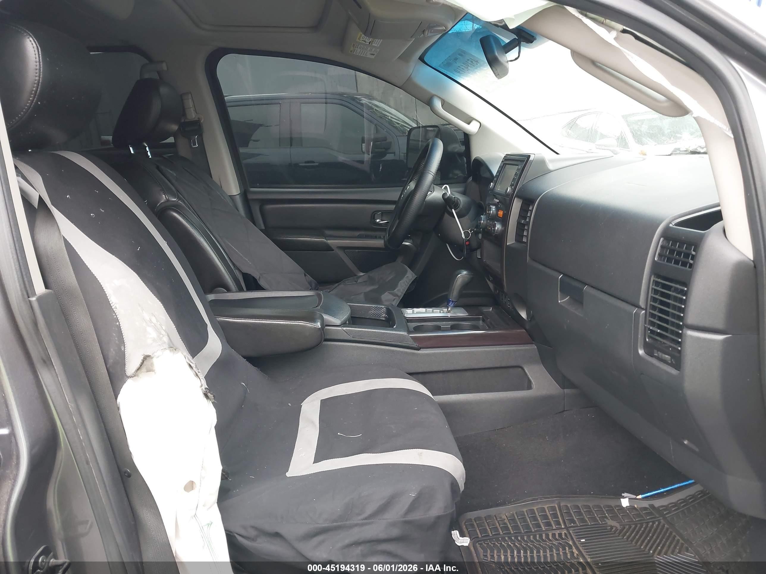 2015 Nissan Titan Sl Gray vin: 1N6AA0EC5FN512091