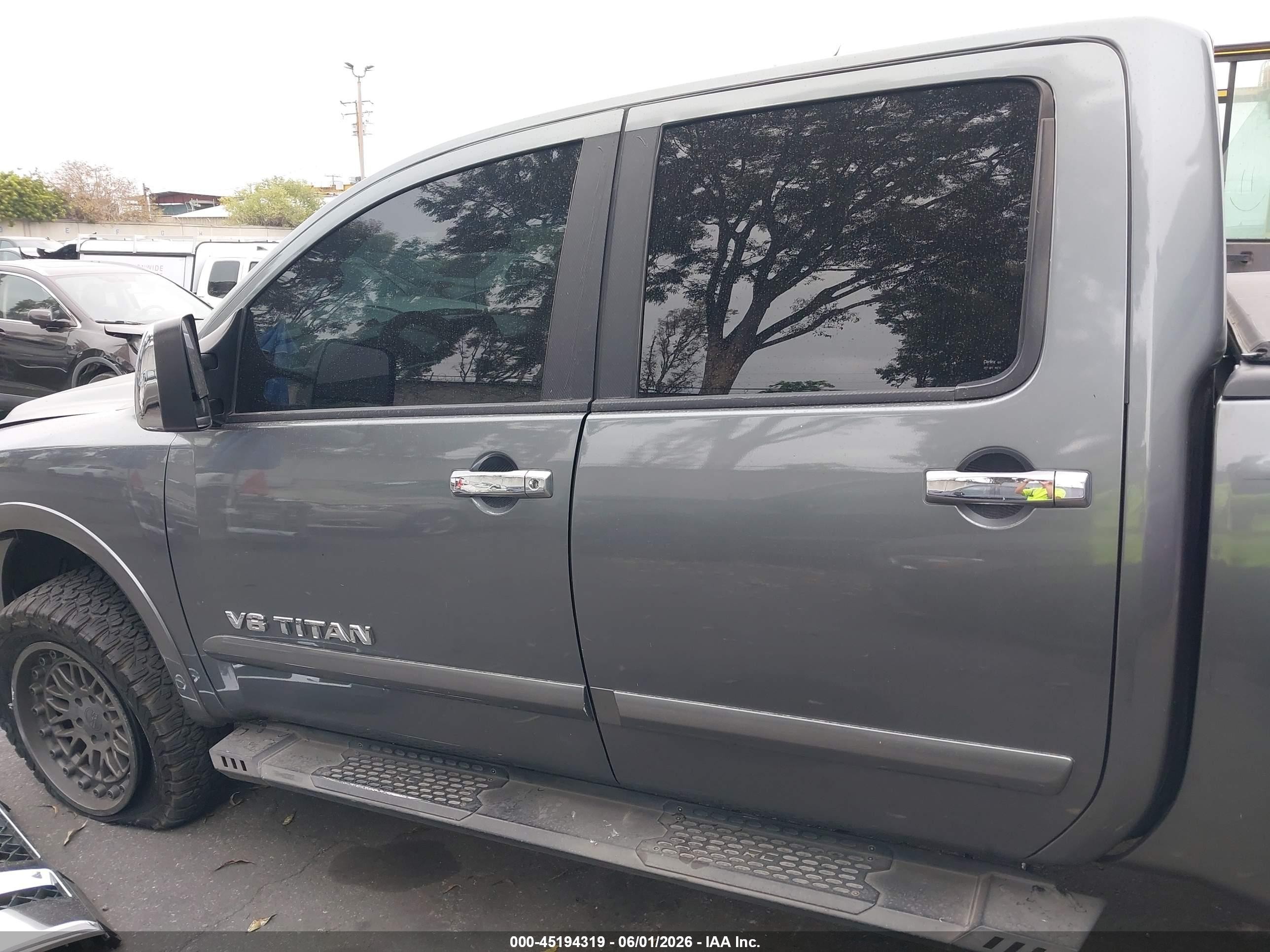 2015 Nissan Titan Sl Gray vin: 1N6AA0EC5FN512091