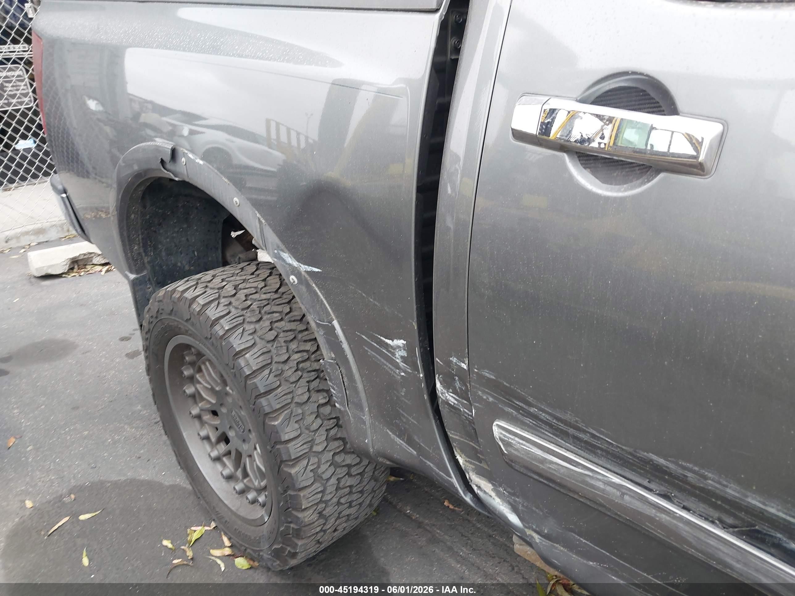 2015 Nissan Titan Sl Gray vin: 1N6AA0EC5FN512091