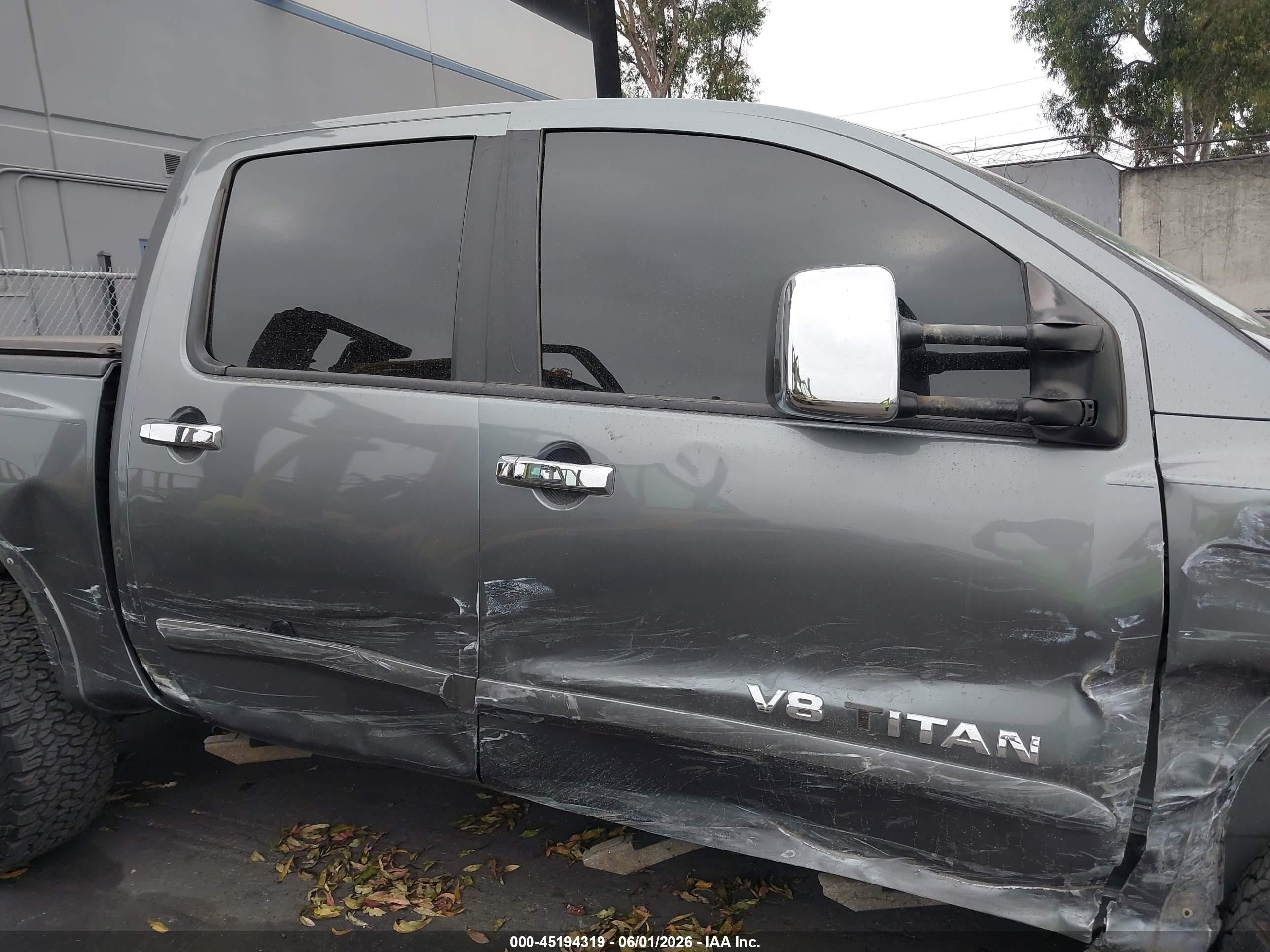 2015 Nissan Titan Sl Gray vin: 1N6AA0EC5FN512091
