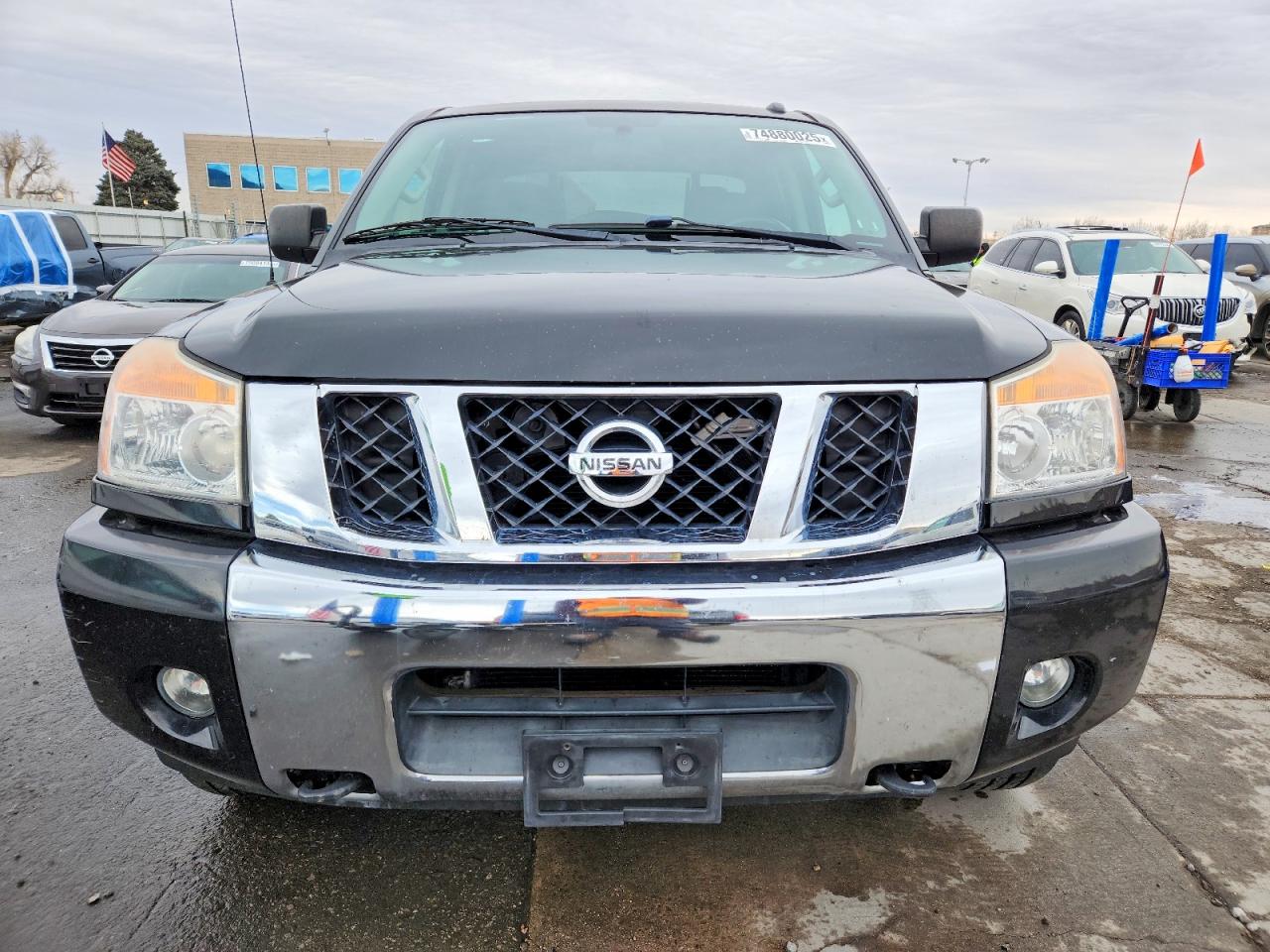 2015 Nissan Titan Sv Black vin: 1N6AA0EC5FN514648