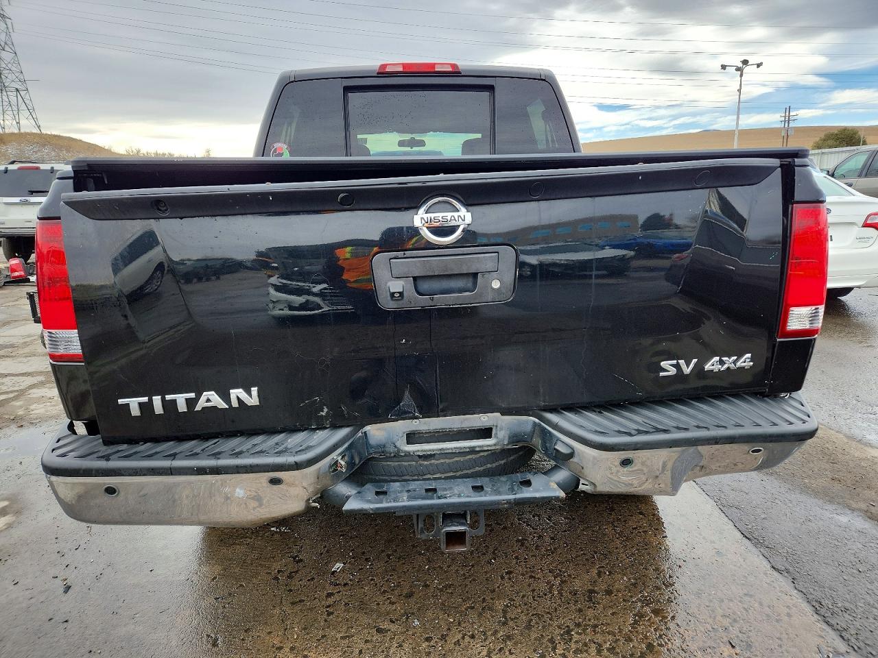 2015 Nissan Titan Sv Black vin: 1N6AA0EC5FN514648