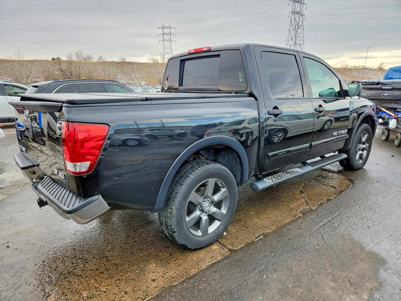 2015 Nissan Titan Sv Black vin: 1N6AA0EC5FN514648