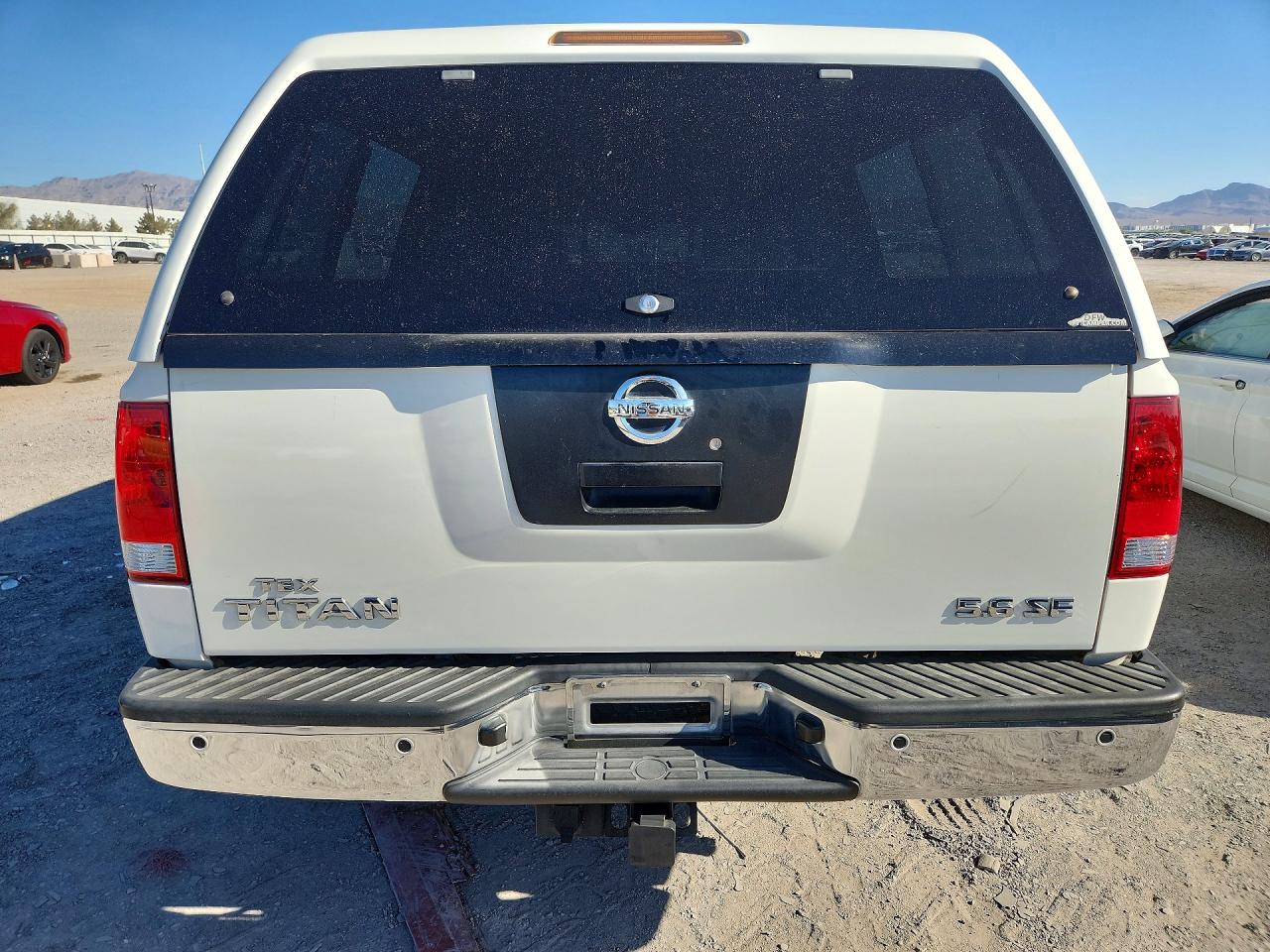 2010 Nissan Titan Se White vin: 1N6AA0EC6AN316413