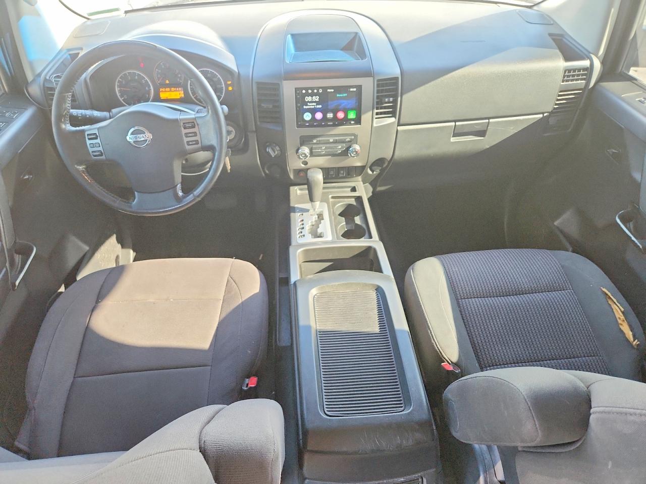 2010 Nissan Titan Se White vin: 1N6AA0EC6AN316413