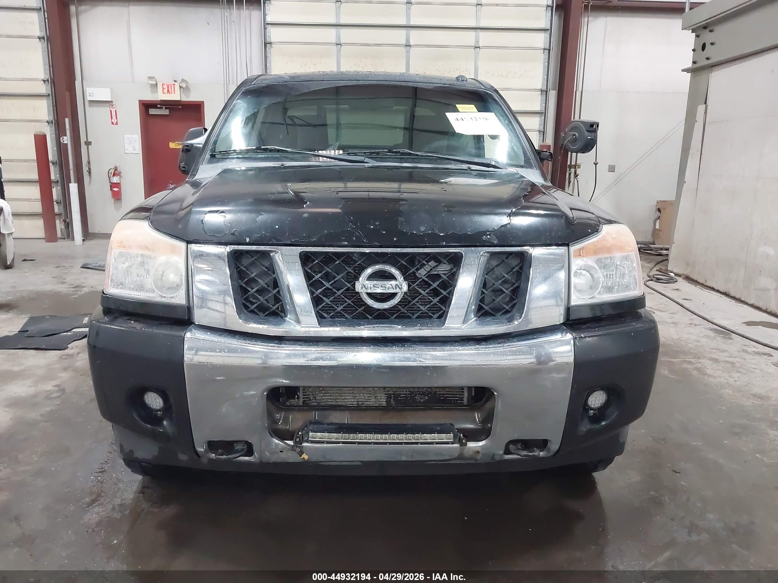 2013 Nissan Titan Pro-4x/s/sl/sv Black vin: 1N6AA0EC6DN301513