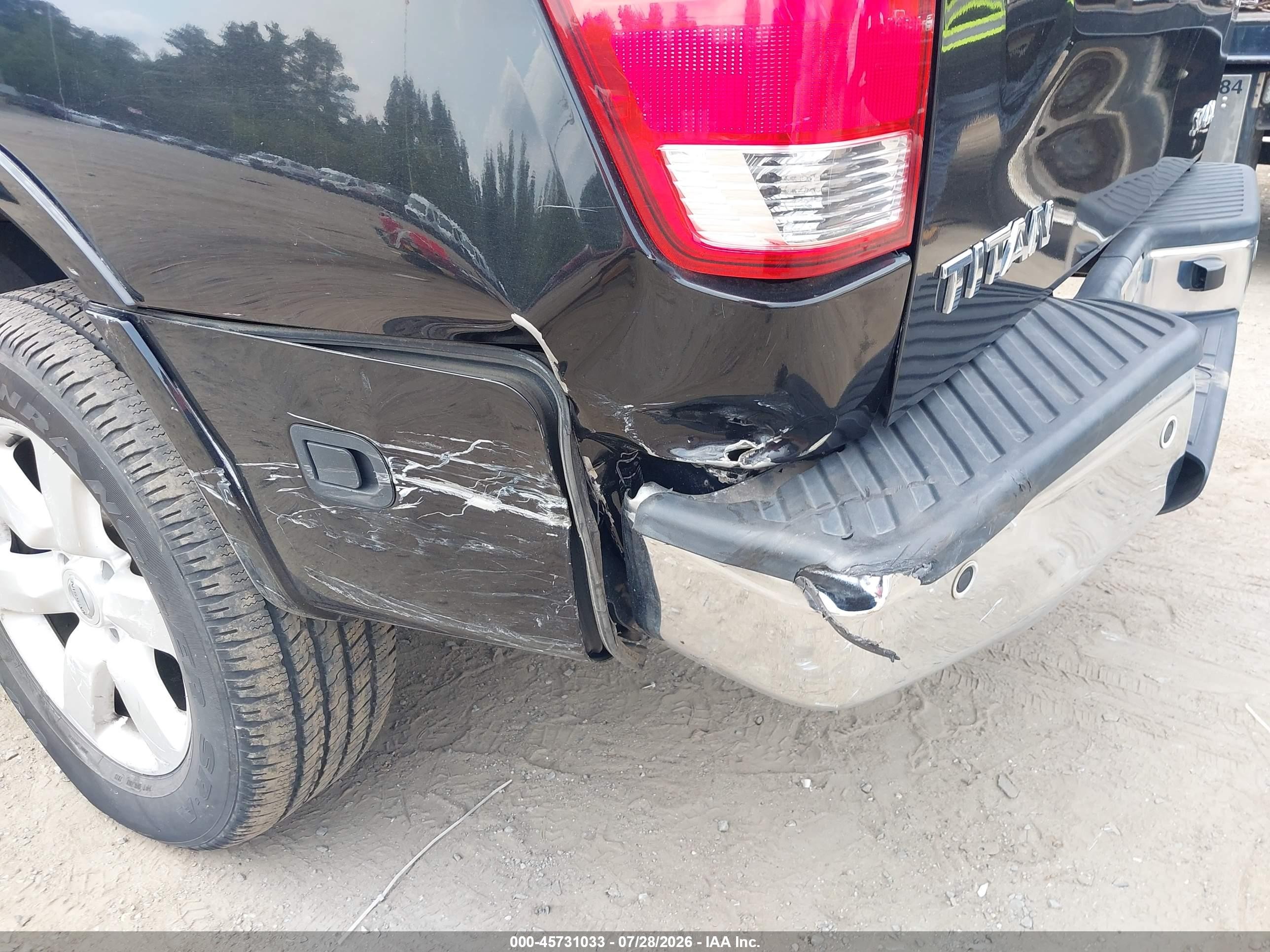2014 Nissan Titan Sl Black vin: 1N6AA0EC6EN500482