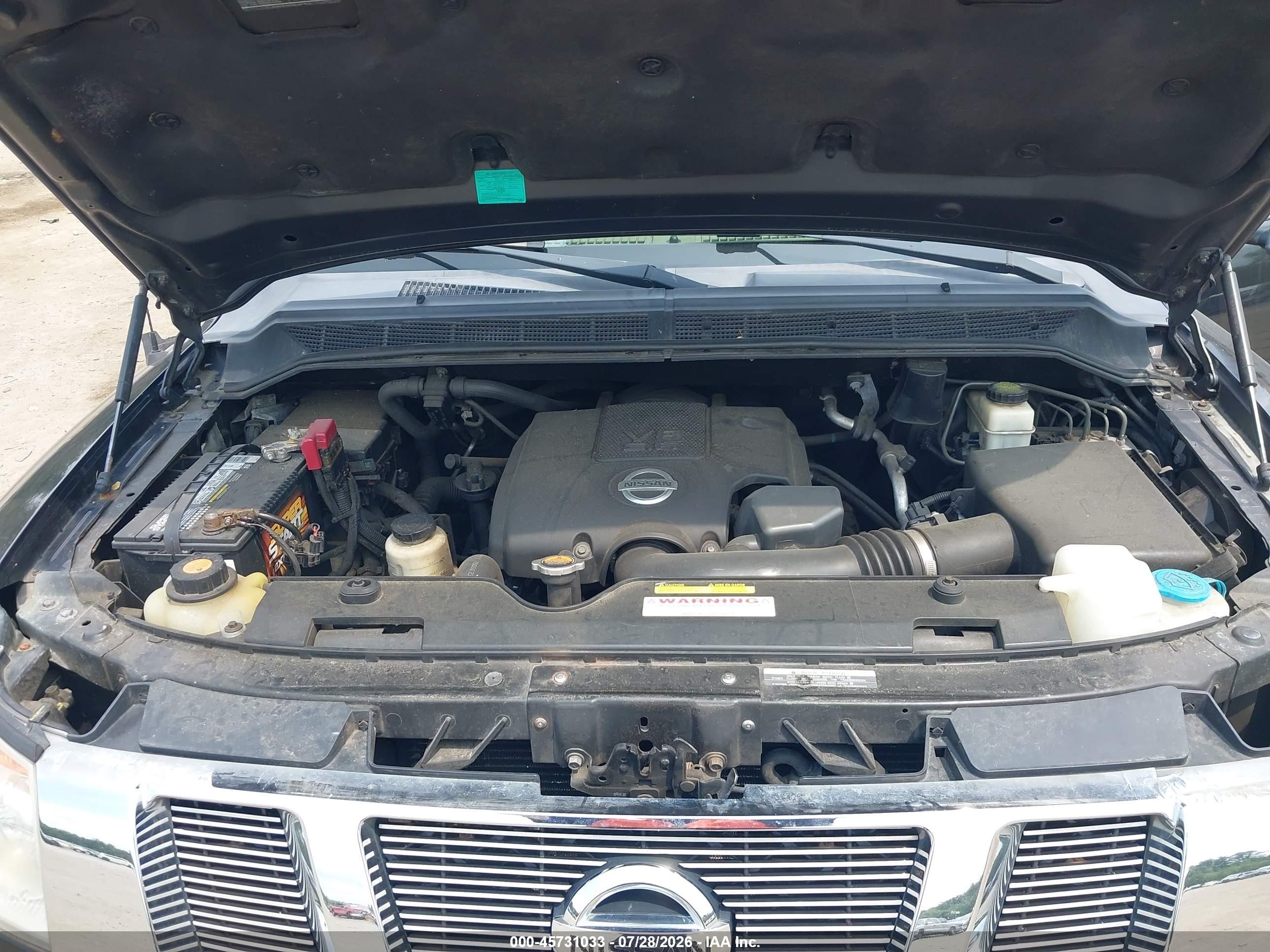 2014 Nissan Titan Sl Black vin: 1N6AA0EC6EN500482