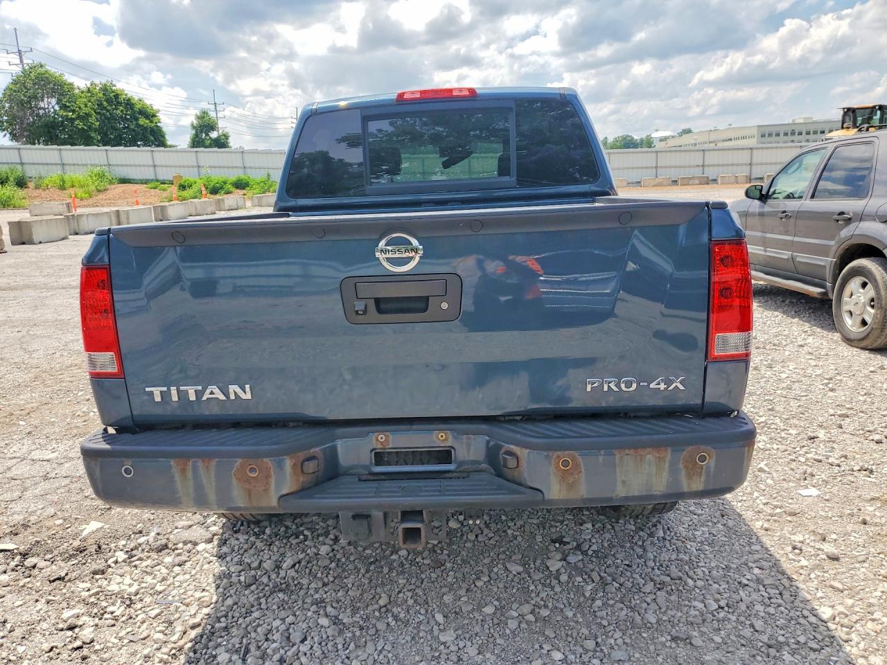2014 Nissan Titan Pro-4x Синий vin: 1N6AA0EC6EN501860