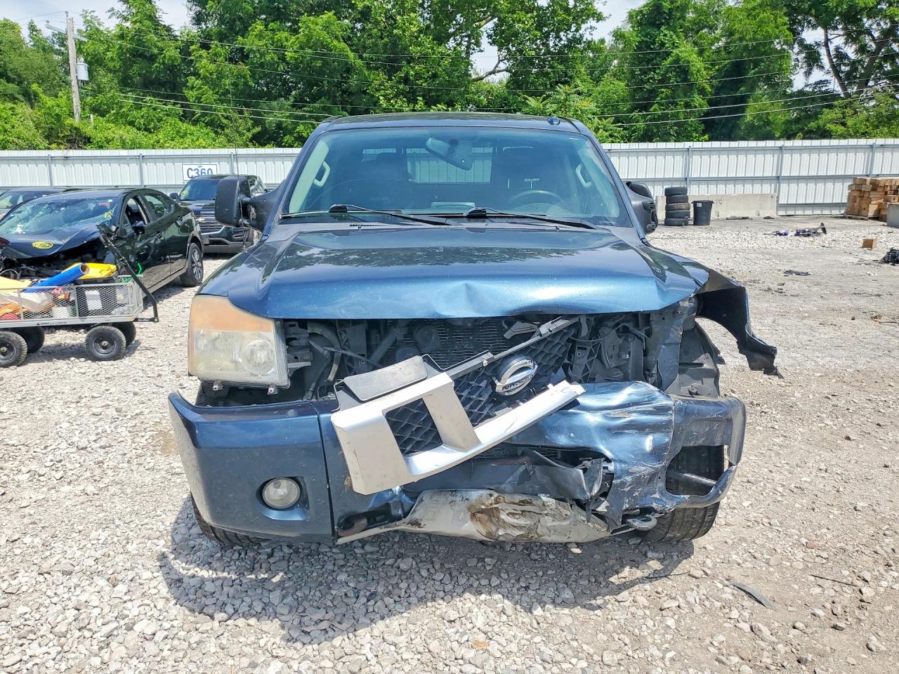 2014 Nissan Titan Pro-4x Синий vin: 1N6AA0EC6EN501860