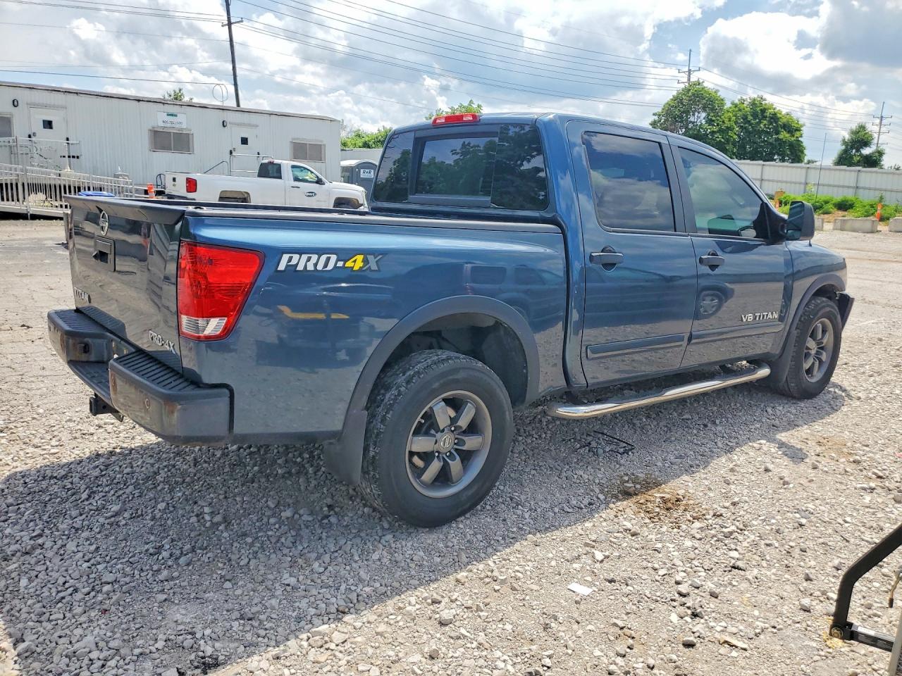 2014 Nissan Titan Pro-4x Синий vin: 1N6AA0EC6EN501860