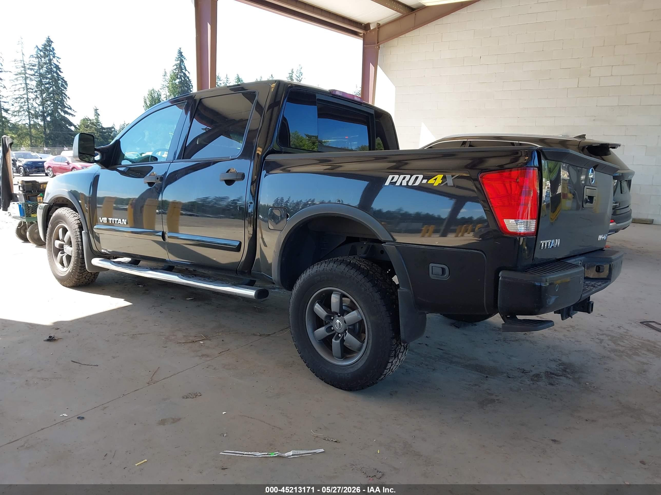 2014 Nissan Titan Pro-4x Black vin: 1N6AA0EC6EN519825