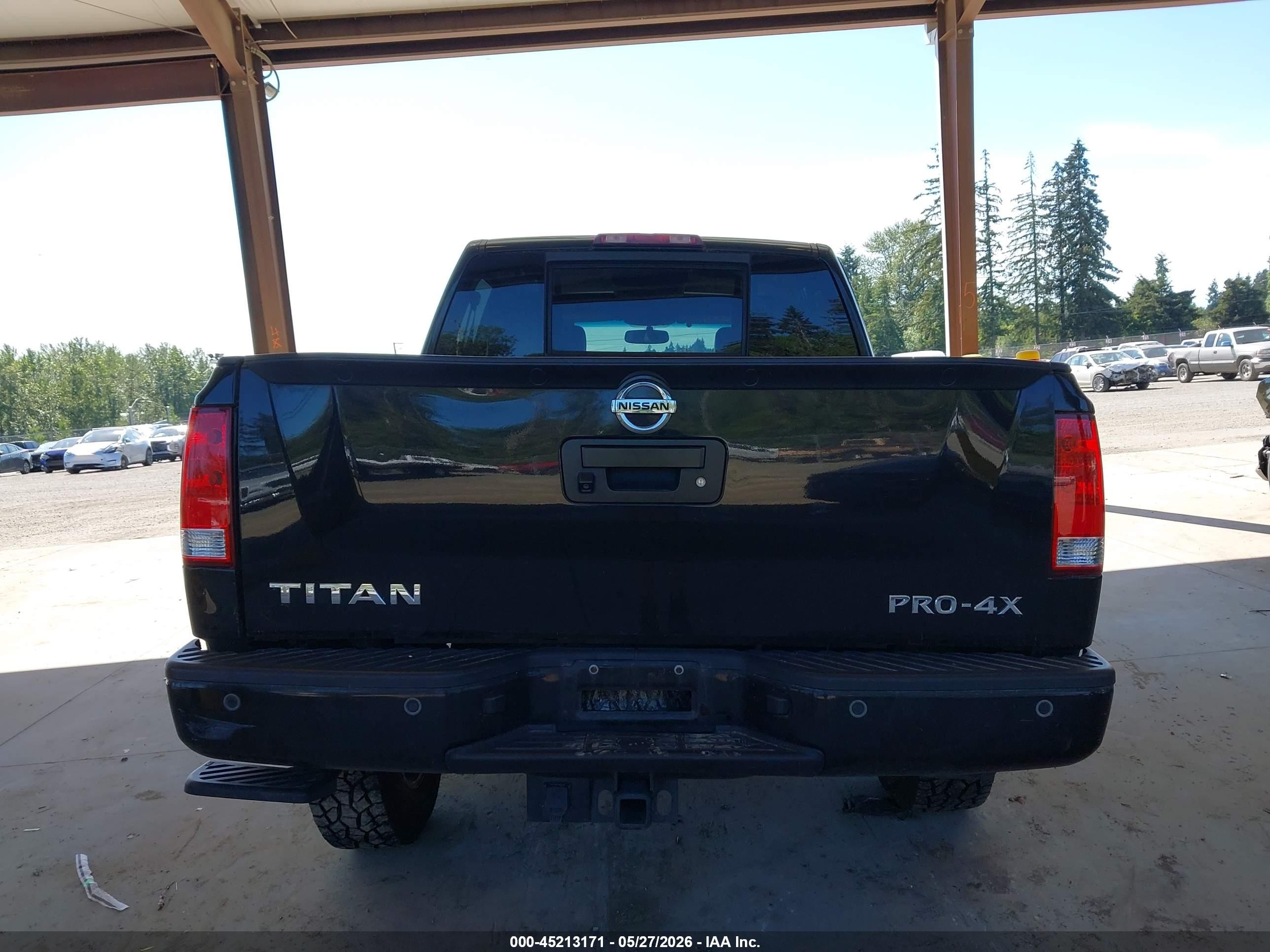 2014 Nissan Titan Pro-4x Black vin: 1N6AA0EC6EN519825