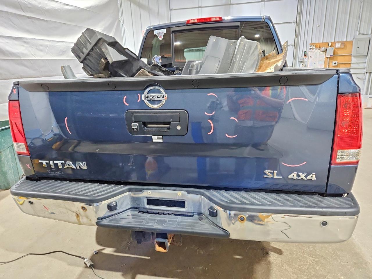 2015 Nissan Titan Sl Blue vin: 1N6AA0EC7FN501853