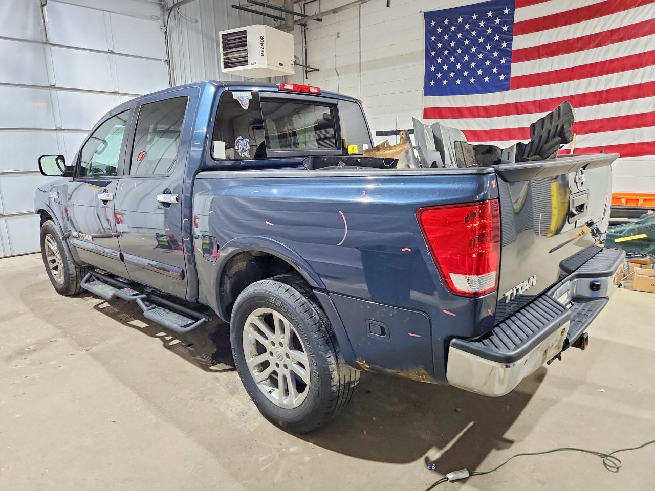 2015 Nissan Titan Sl Blue vin: 1N6AA0EC7FN501853