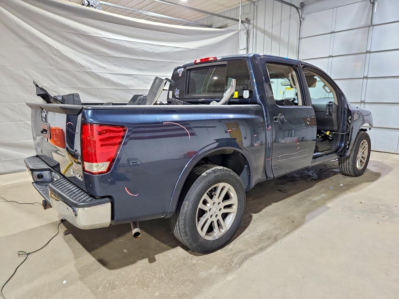 2015 Nissan Titan Sl Blue vin: 1N6AA0EC7FN501853