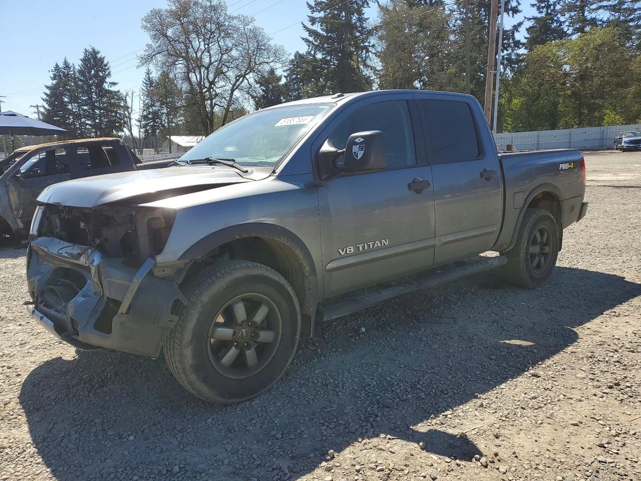 2015 Nissan Titan Sv Серебряный vin: 1N6AA0EC7FN505210