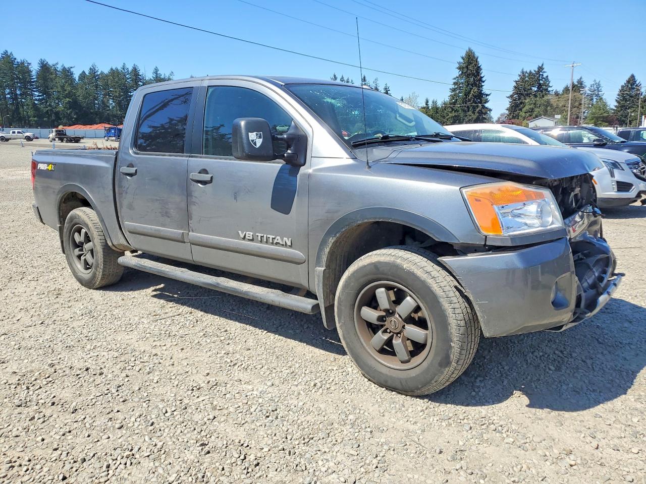 2015 Nissan Titan Sv Серебряный vin: 1N6AA0EC7FN505210