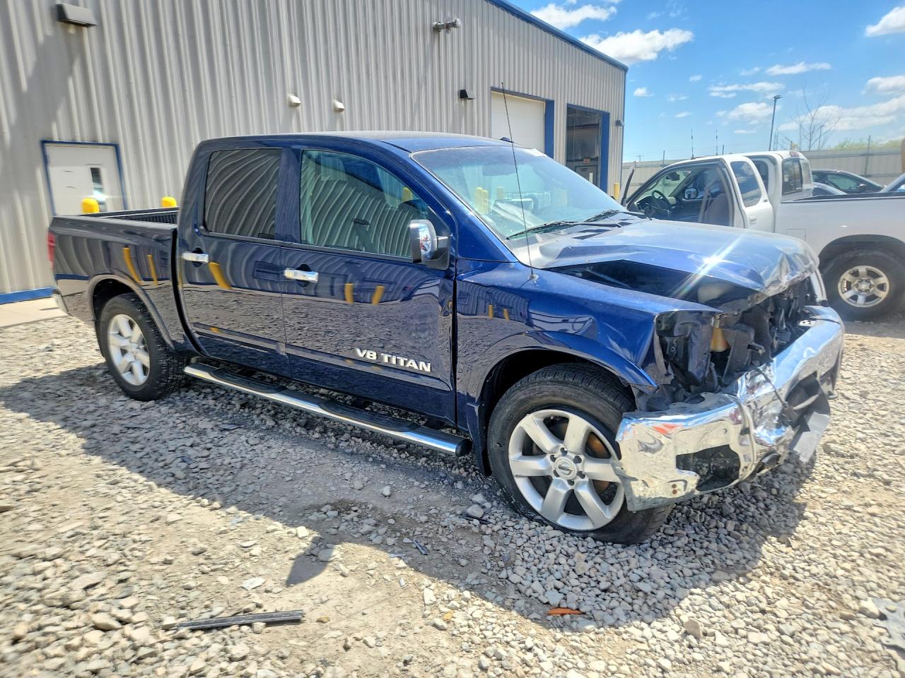 2011 Nissan Titan Sv Blue vin: 1N6AA0EC8BN304071
