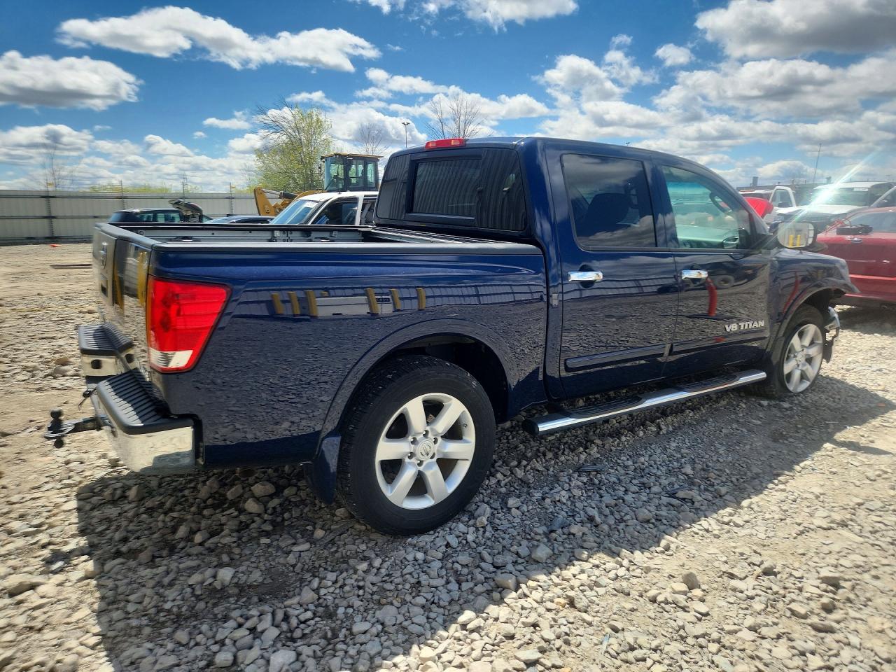 2011 Nissan Titan Sv Blue vin: 1N6AA0EC8BN304071