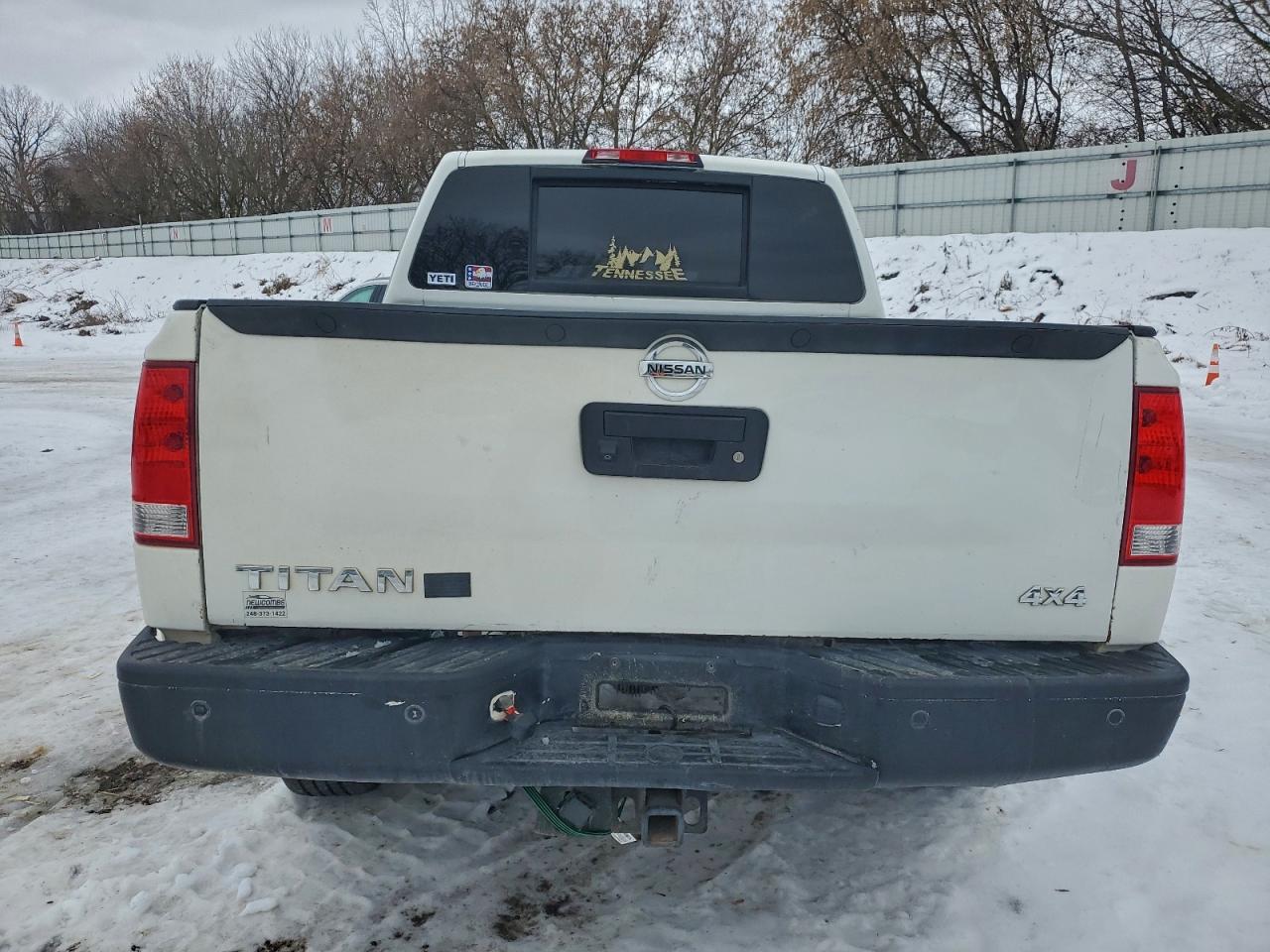 2015 Nissan Titan S White vin: 1N6AA0EC9FN509310