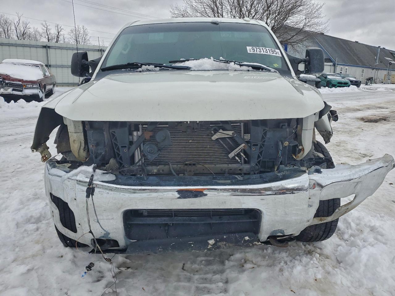 2015 Nissan Titan S White vin: 1N6AA0EC9FN509310