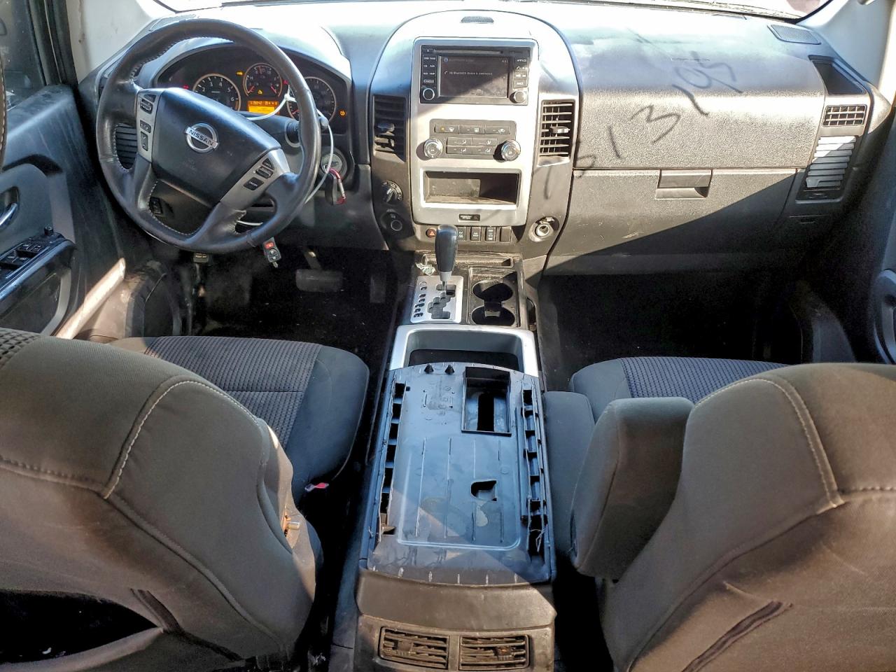 2015 Nissan Titan S White vin: 1N6AA0EC9FN509310