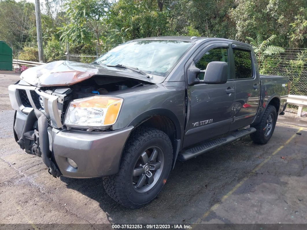 2013 Nissan Titan Pro-4x Серый vin: 1N6AA0ECXDN304155