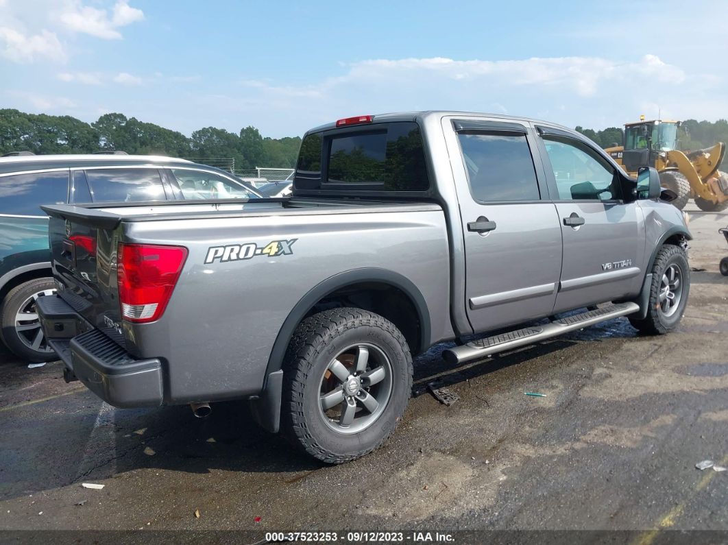 2013 Nissan Titan Pro-4x Серый vin: 1N6AA0ECXDN304155