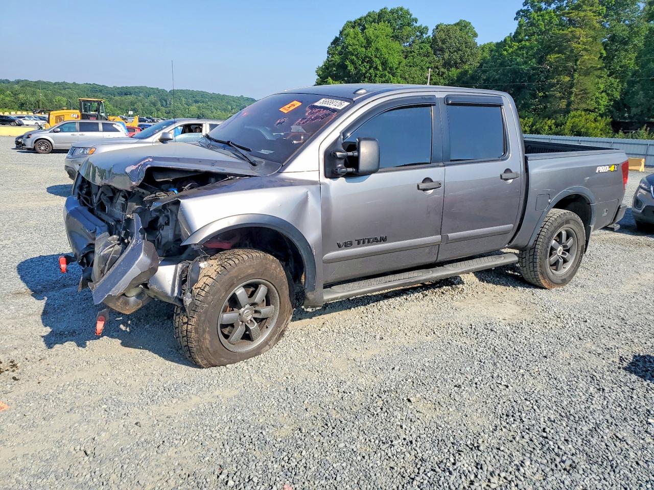 2013 Nissan Titan Sv Серый vin: 1N6AA0ECXDN304155
