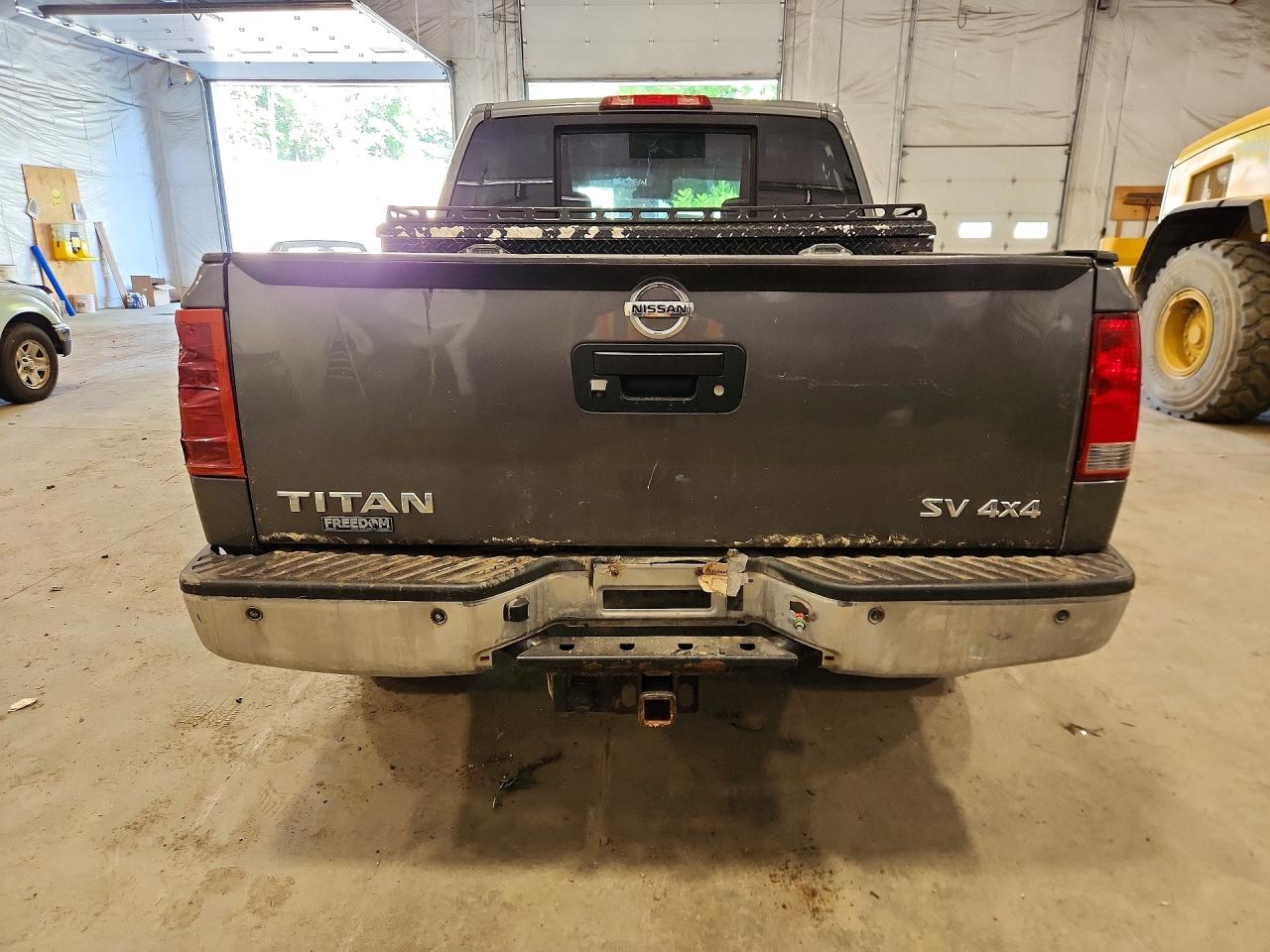 2015 Nissan Titan Sv Gray vin: 1N6AA0ECXFN506285